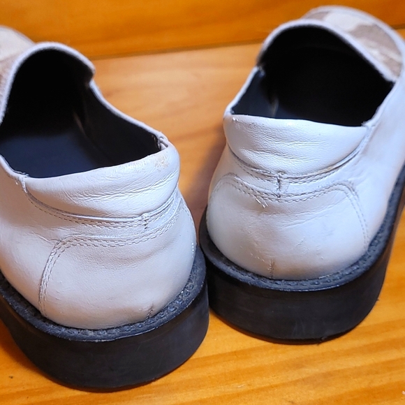 Kenneth Cole Leather & Hair Slip On Loafers - Picture 5 of 12